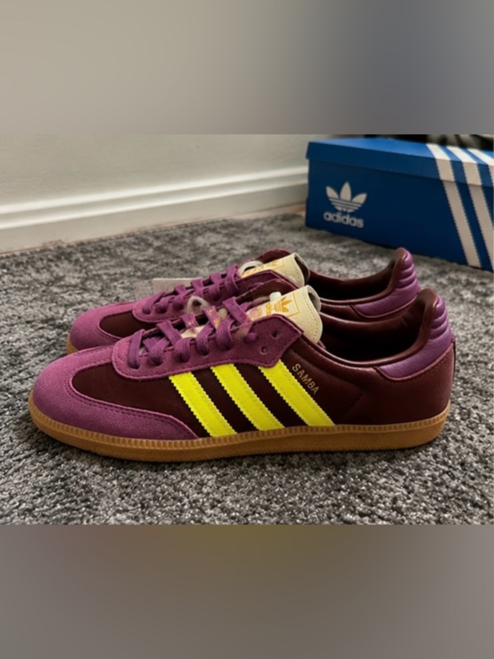 Size 6 - adidas Samba OG Maroon Rich Mauve (Women's) JS1316
